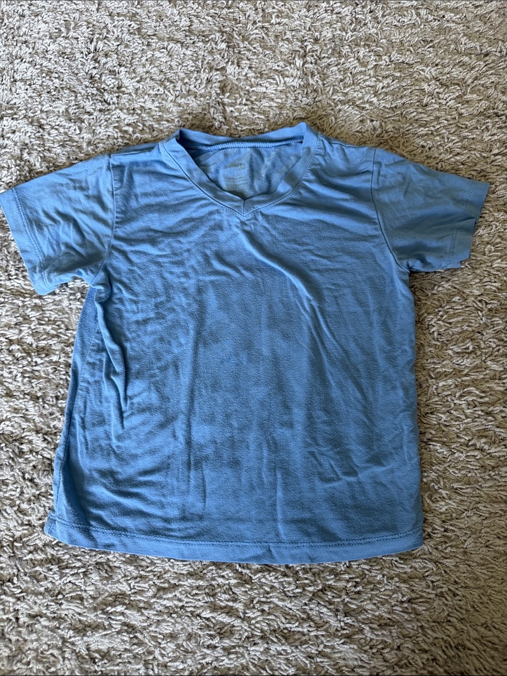 Kyte BABY Soft Blue V-Neck Short Sleeve Tee